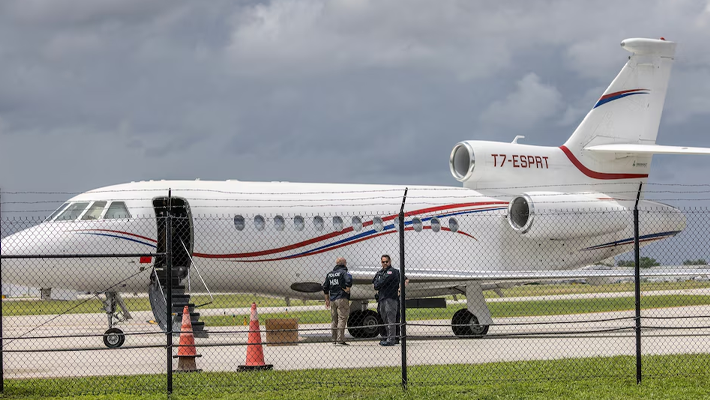 Avión de Venezuela en República Dominicana