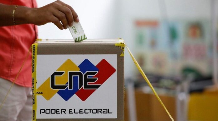 Simulacro de votación en Venezuela