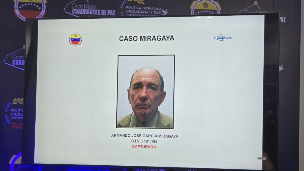García Miragaya validaría los planes terroristas