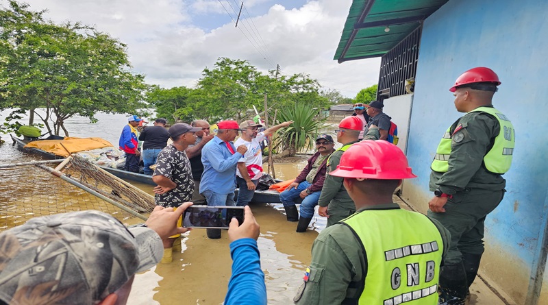 Autoridades intensifican atención integral en zonas afectadas por lluvias en el municipio Arismendi, estado Barinas
