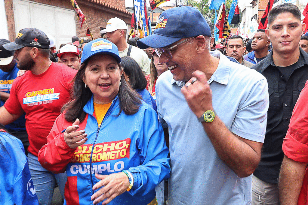 Juramentación de la alcaldesa reelecta Carmen Meléndez en el Municipio Libertador