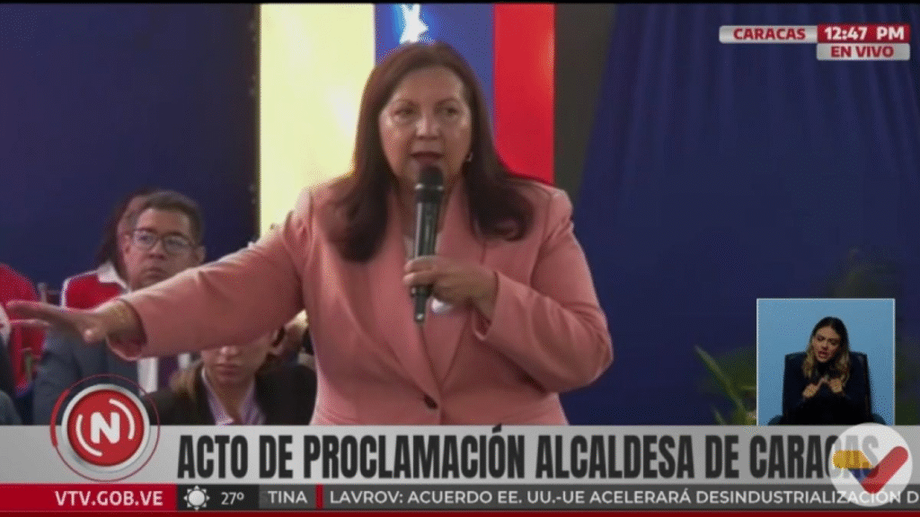 Juramentación de la alcaldesa reelecta Carmen Meléndez en el Municipio Libertador