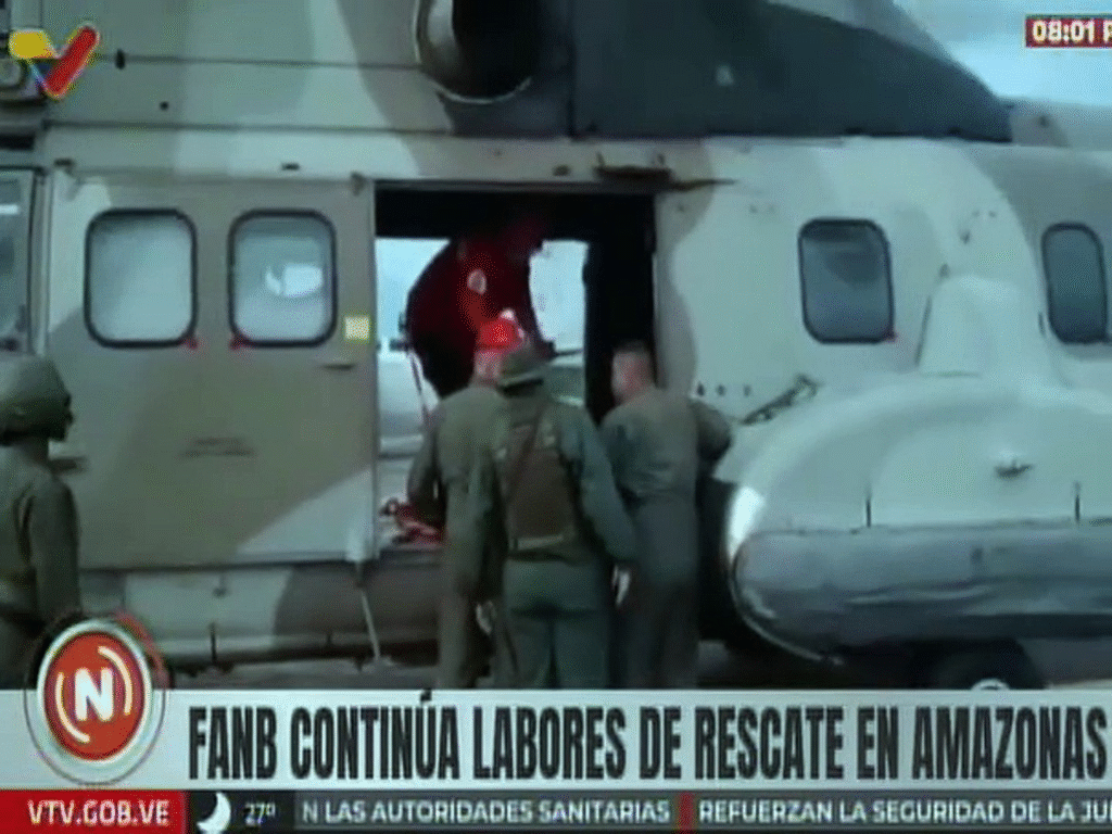 En un comunicado oficial el Gobierno nacional en conjunto con la FANB expresan el comienzo de una investigación del suceso aéreo ocurrido cerca de Puerto Ayacucho