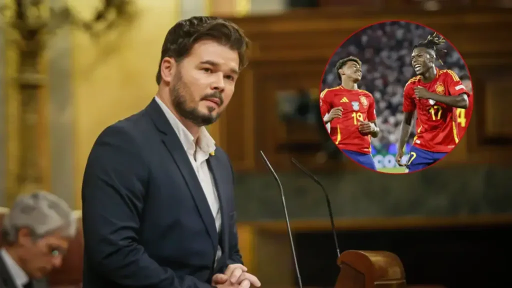 Rufián le respondió a VOX con ironía y contundencia en el pleno Congreso