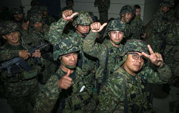 Militares colombianos