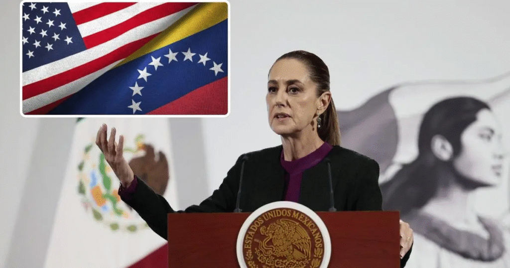 Sheinbaum rechaza operativos militares de EE.UU. en el Caribe cerca de Venezuela