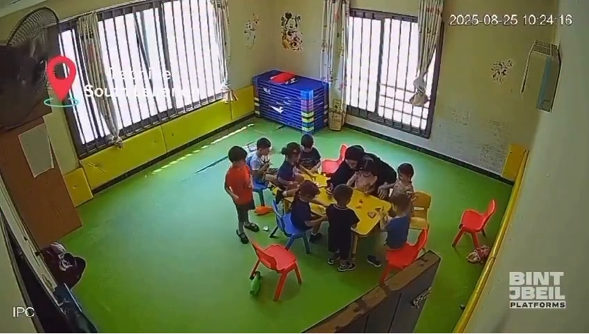 Impactantes Imágenes Revelan el Terror de Niños en Guardería Durante Ataque Aéreo Israelí en Líbano