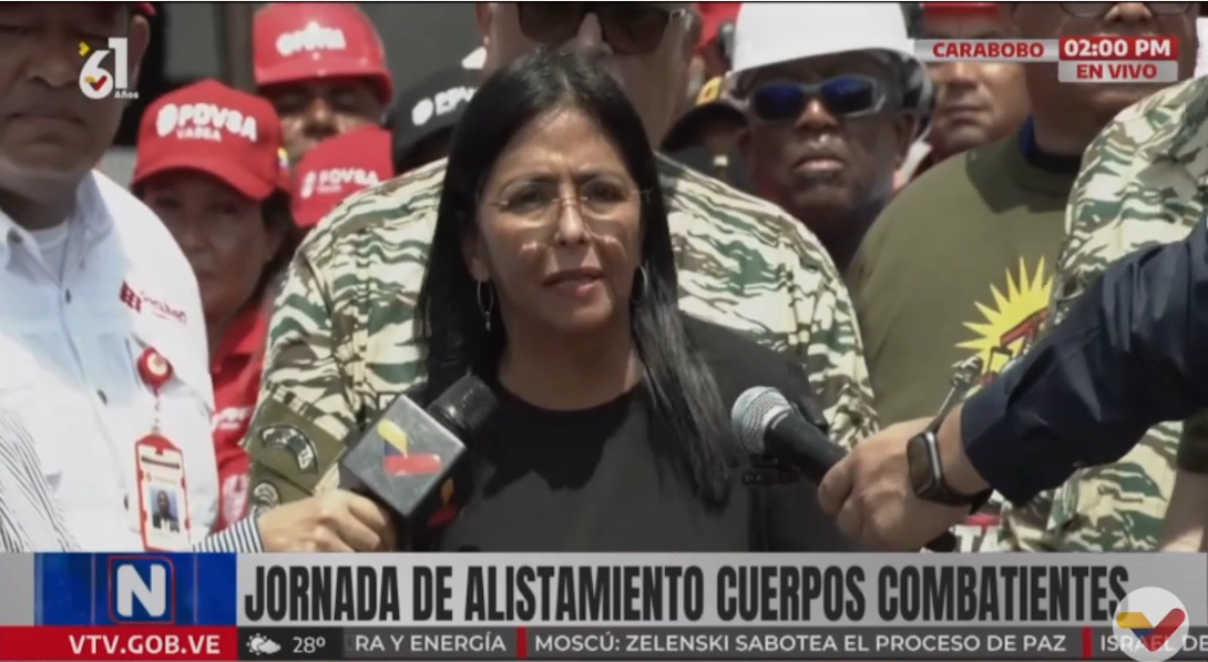 Vicepresidenta Delcy Rodríguez reafirma compromiso nacional para garantizar crecimiento y soberanía económica frente a bloqueo