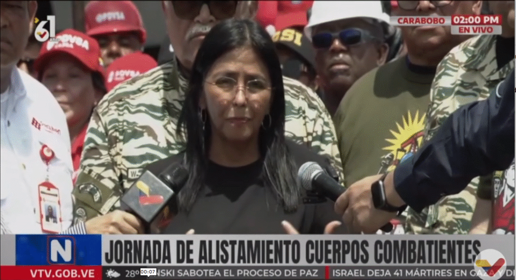 Vicepresidenta Delcy Rodríguez reafirma compromiso nacional para garantizar crecimiento y soberanía económica frente a bloqueo