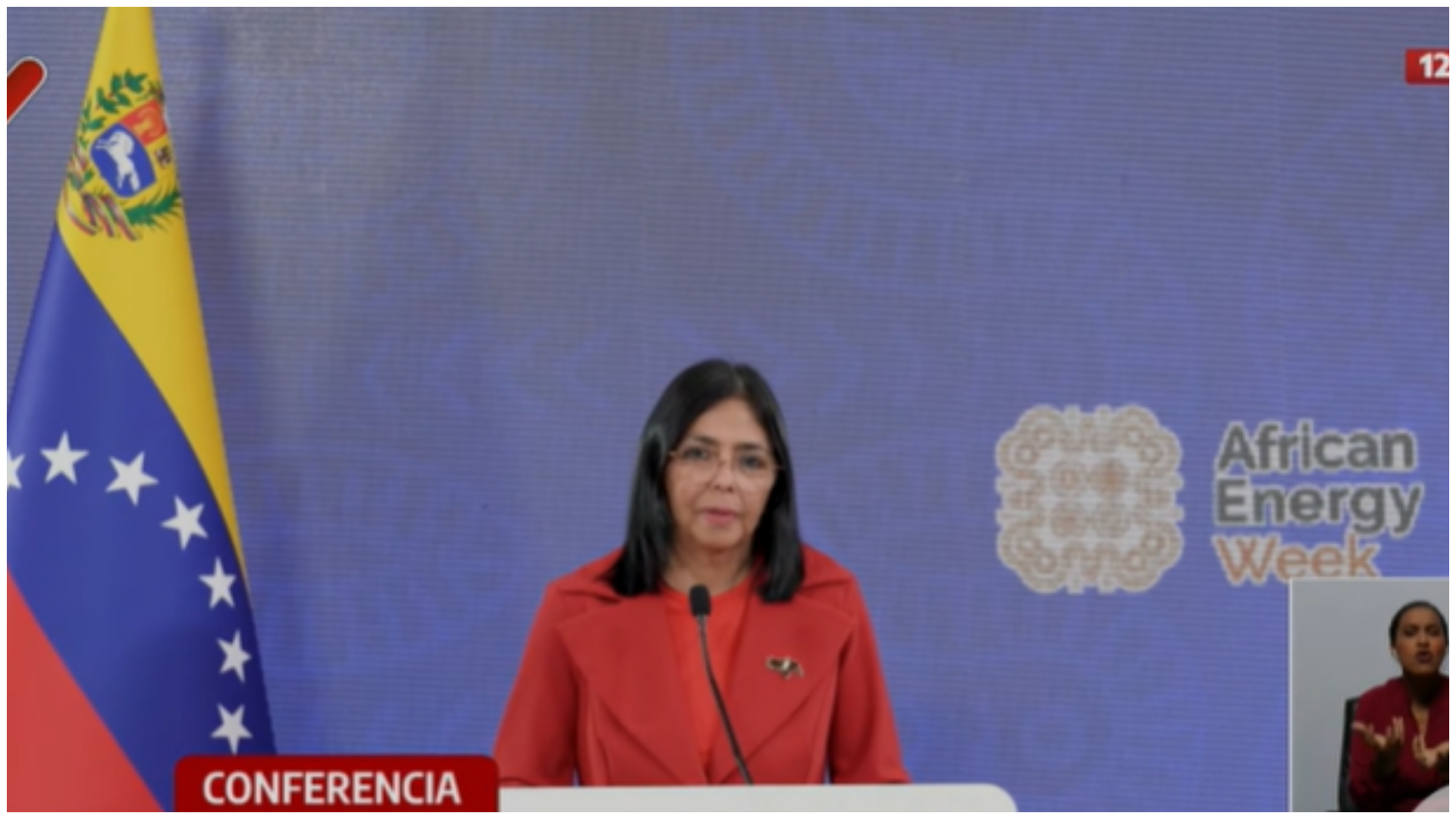 Delcy Rodríguez Destaca Unidad Energética y Resistencia Histórica en Semana de África