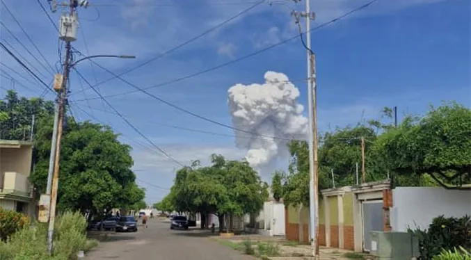 Fuerte explosión en fábrica de fuegos artificiales sacude la Zona Industrial de Maracaibo y alarma a toda la región zuliana