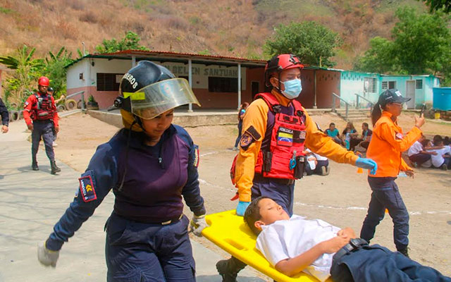 Venezuela activa simulacro nacional de protección civil ante riesgos sísmicos y posibles conflictos