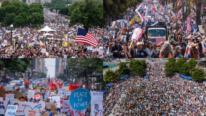 Protestas No Kings en junio