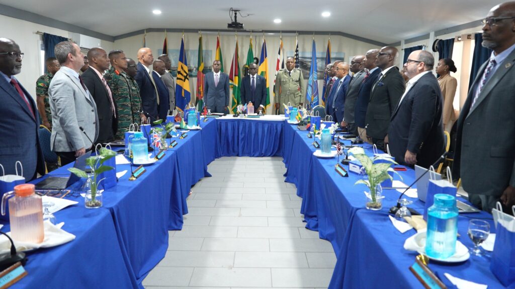 Ministros y oficiales del Caribe se reúnen en Santa Lucía como parte del Sistema de Seguridad REgional.