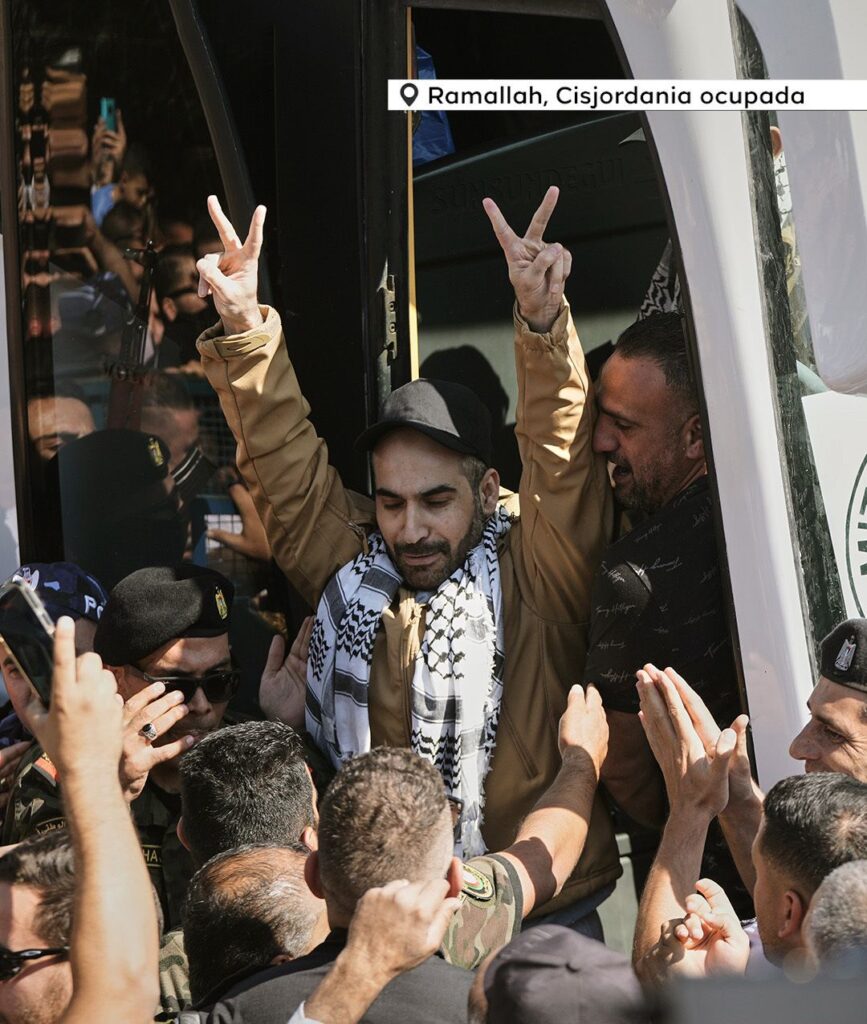 Régimen sionista fascista libera a casi 2,000 presos palestinos en un acto de presión y maniobra política