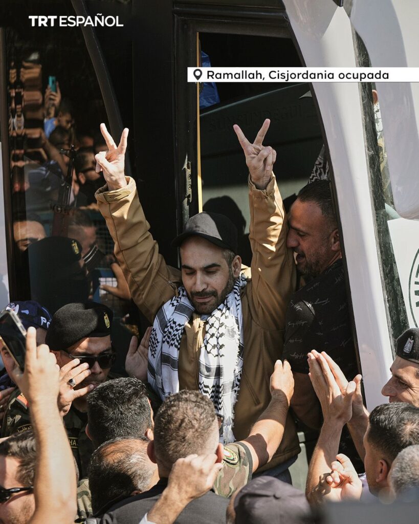 Régimen sionista fascista libera a casi 2,000 presos palestinos en un acto de presión y maniobra política