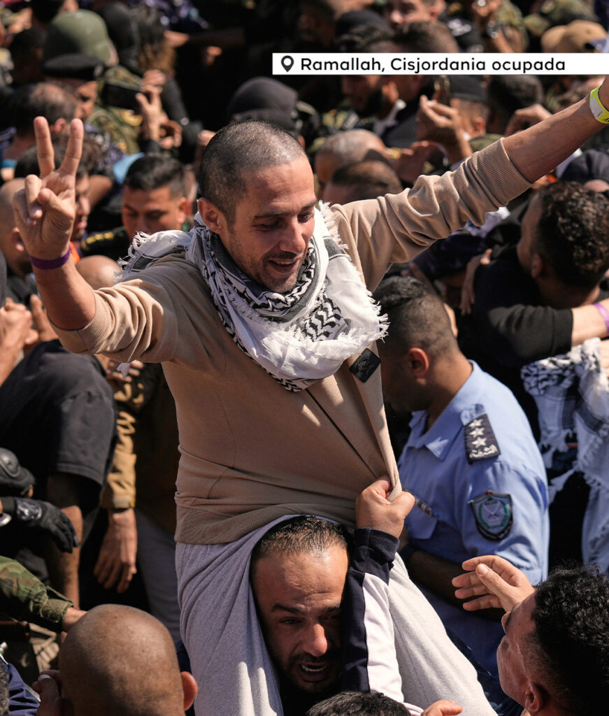 Régimen sionista fascista libera a casi 2,000 presos palestinos en un acto de presión y maniobra política