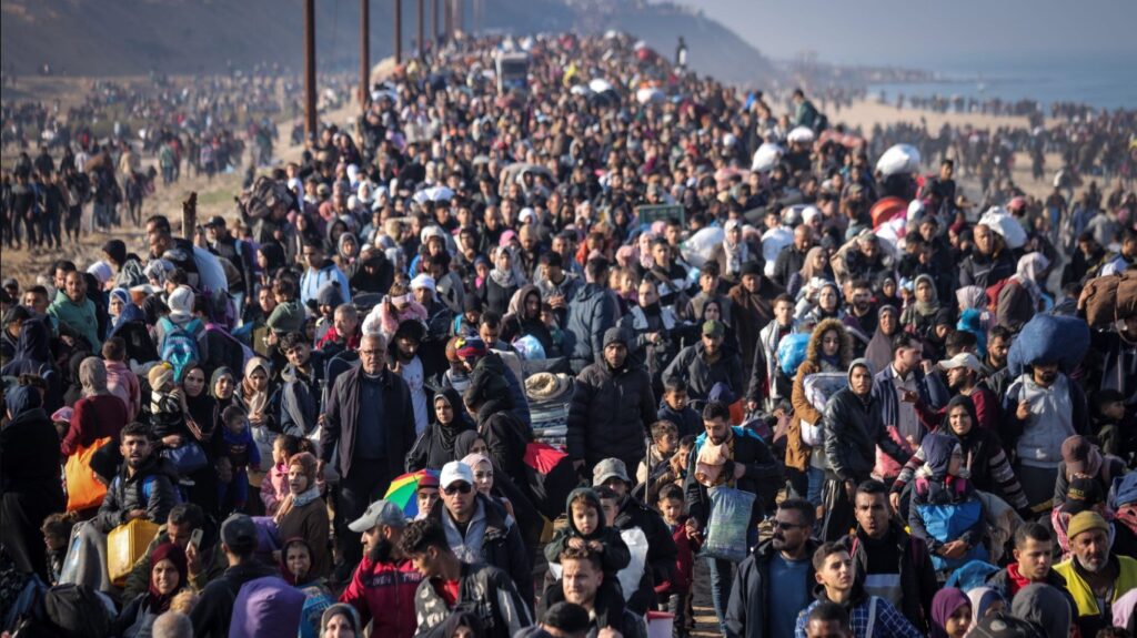 desplazados de gaza