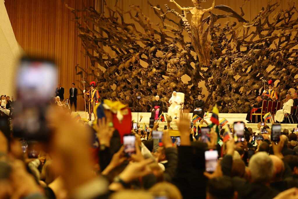 Papa León XIV bendice a delegaciones tras histórica canonización de siete santos