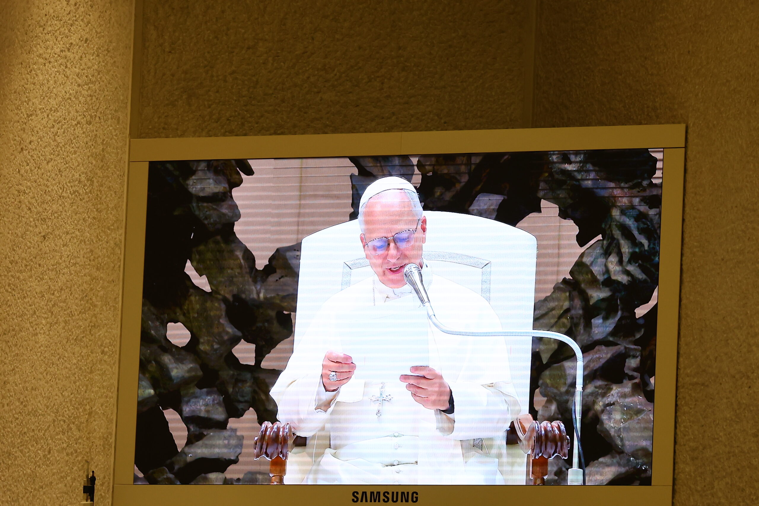 Papa León XIV bendice a delegaciones tras histórica canonización de siete santos