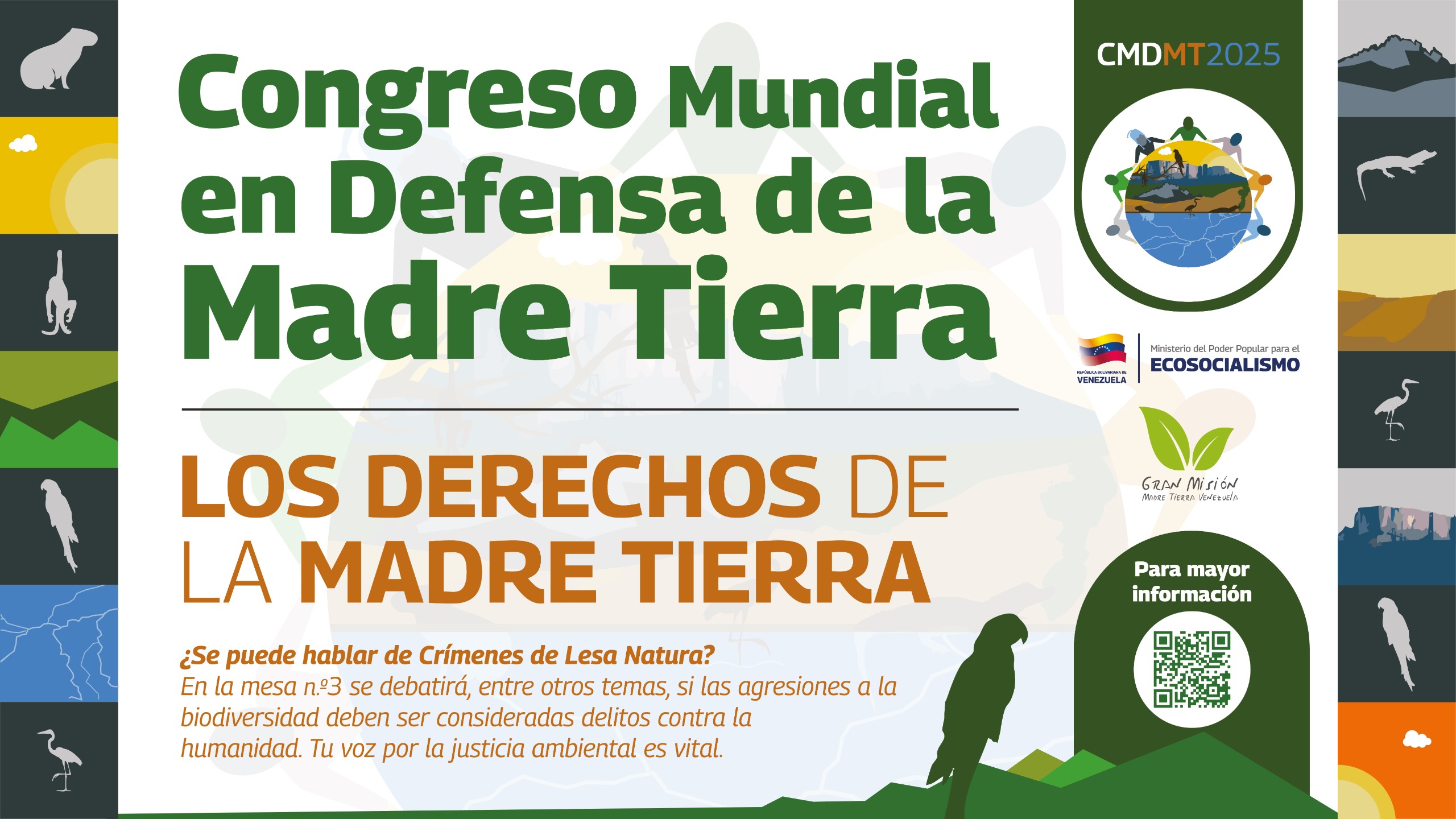 Congreso Mundial para debatir los Derechos de la Madre Tierra en Caracas