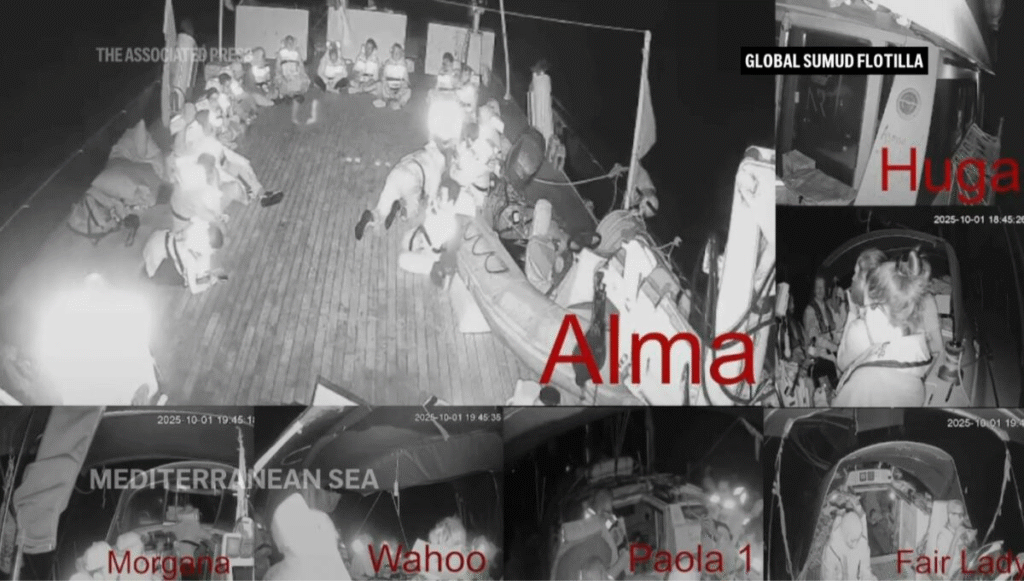 Israel intercepta la mayor parte de la Flotilla Humanitaria SUMUD y detiene sus barcos en el puerto de Ashdod, mientras el Mikeno se acerca a Gaza