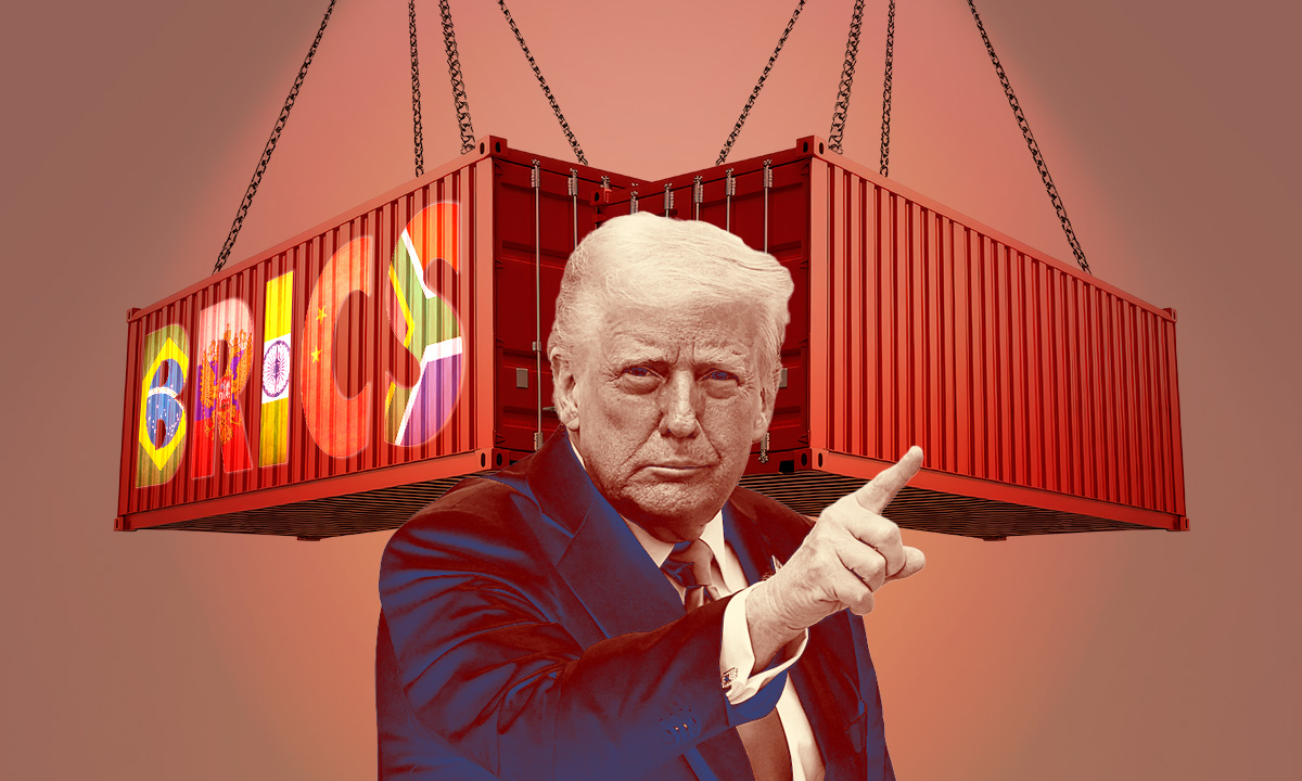 Trump amenaza con aranceles a cualquier país que apoye a los BRICS