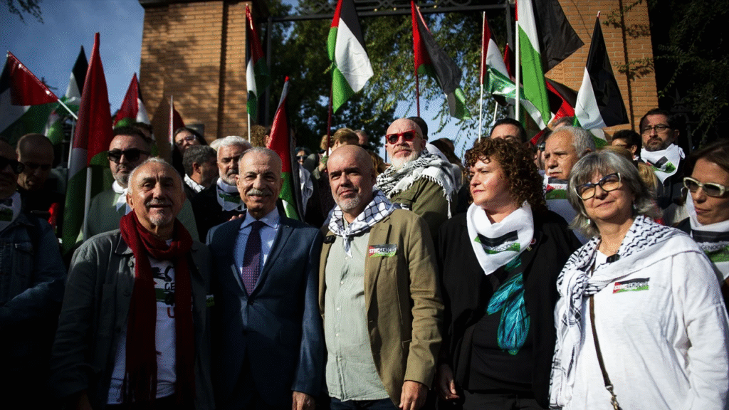 Huelga nacional en España: manifestantes reclaman justicia para Palestina y exigen el fin de la complicidad hacía Israel