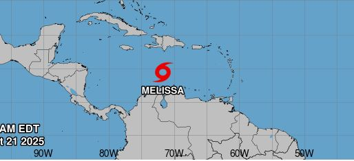 Tormenta Tropical Melissa: Alerta en varias regiones de Venezuela
