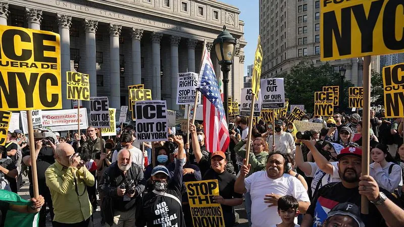 Crisis y resistencia: protestas masivas desde Nueva York hasta California en contra de la escalada del ICE