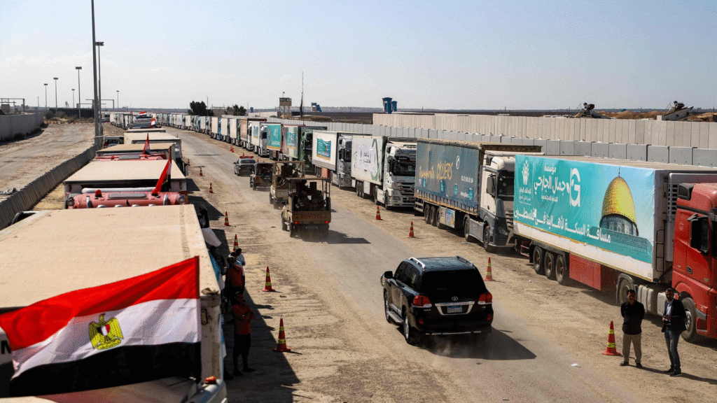 Egipto reitera su compromiso: Envío masivo de ayuda humanitaria a Gaza tras acuerdo de alto el fuego