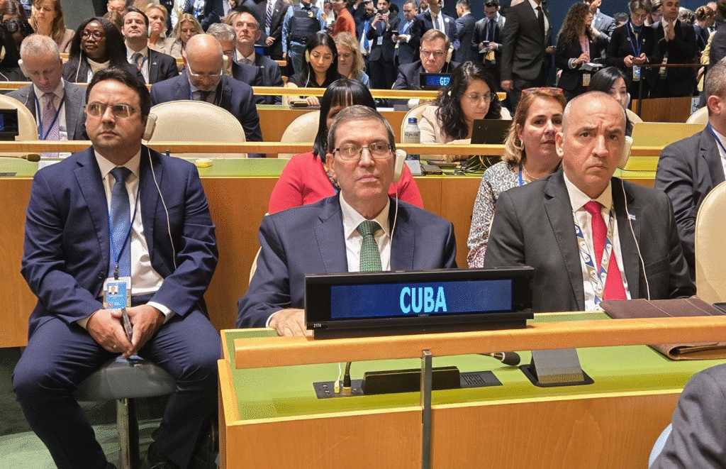 Bruno Rodríguez denuncia ante la ONU el bloqueo criminal de EE.UU. contra Cuba y exige su cese inmediato
