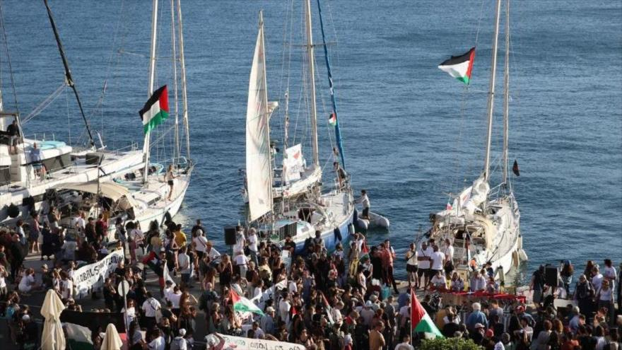 Fuerzas sionistas interceptan la Flotilla Humanitaria SUMUD; desde Turquía zarpan 45 barcos civiles en su apoyo