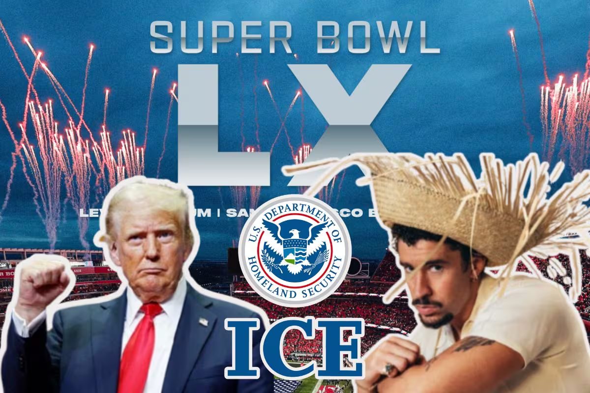 ICE reforzará la seguridad en el Super Bowl 60 y Kristi Noem lanza críticas fuertes a la NFL y Bad Bunny