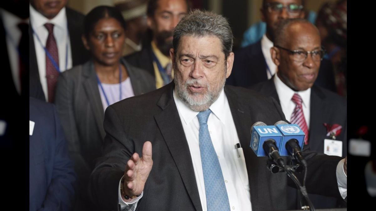 Primer ministro de san Vicente y las Granadinas, Ralph Gonsalves