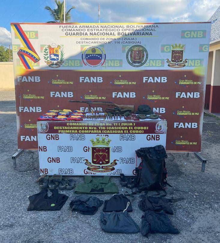 FANB desmantela campamento TANCOL en Zulia durante la operación Relámpago Catatumbo 2025
