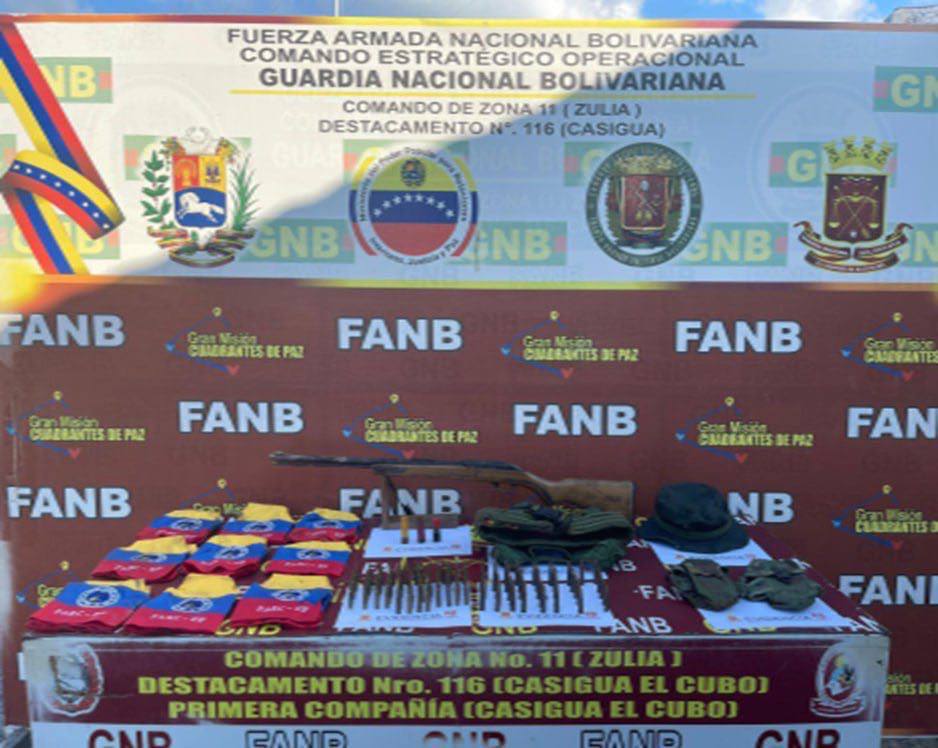 FANB desmantela campamento TANCOL en Zulia durante la operación Relámpago Catatumbo 2025