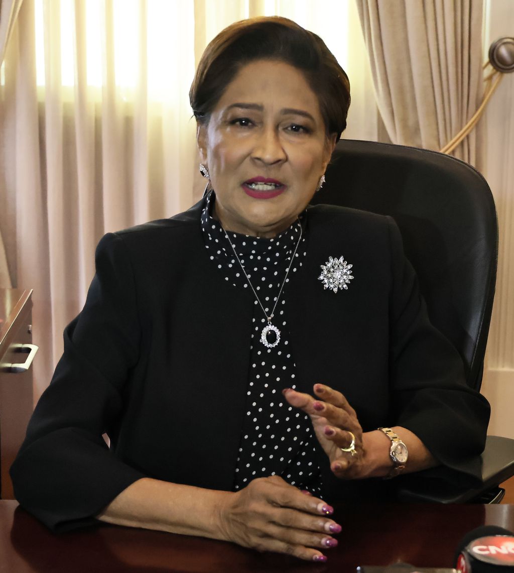 Primera ministra de trinidad y tobago, kamla persad bissessar