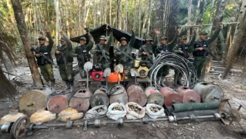 FANB intensifica acciones contra minería ilegal en Amazonas 