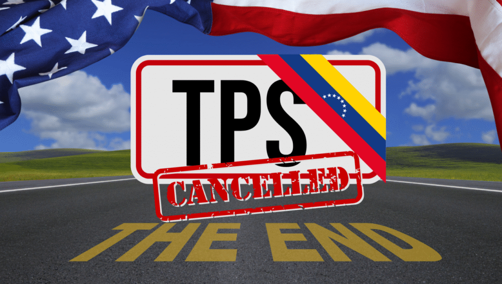 Se cancela el TPS para los venezolanos por parte de Trump