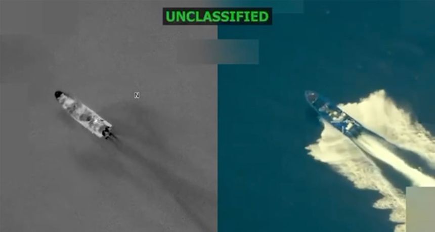 Imagen de ataque cinético de Estados Unidos en el Caribe, rechazados por Caricom y especialmente, barbados y San Vicente y las Granadinas