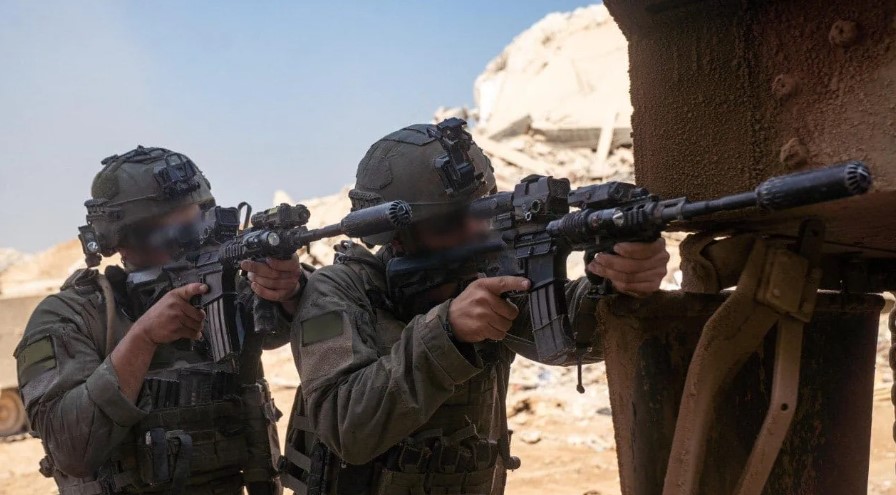 Militares de la ocupación en Gaza