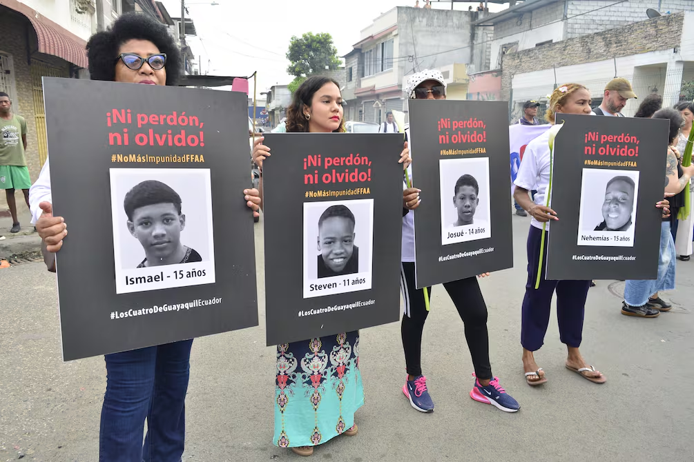 Sentencia histórica: 16 militares condenados por desaparición forzada de cuatro menores en Ecuador