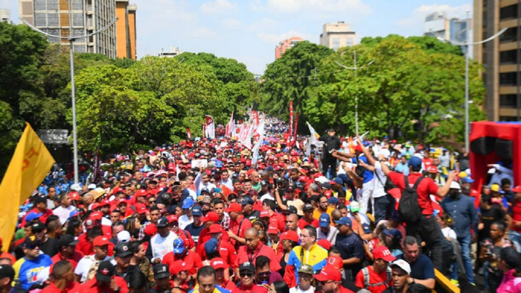 Caracas protesta contra el Nobel de Machado en el 166 aniversario de la Batalla de Santa Inés